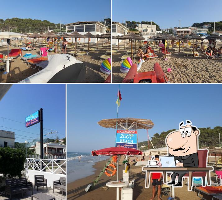 Gli interni di 2001 Beach stabilimento balneare