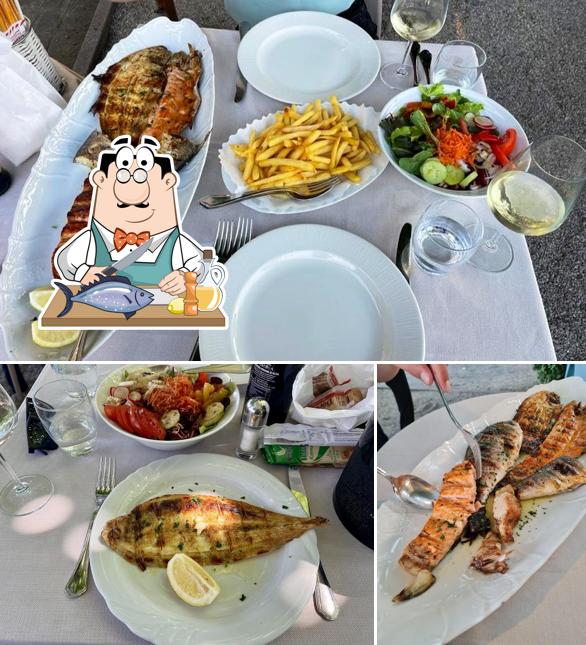 Salmone grigliato al Ristorante Da Osvaldo
