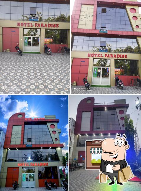 The exterior of Hotel Paradise
