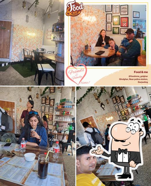 The interior of FOOD & ME, GOLGHAR, DARJEELING