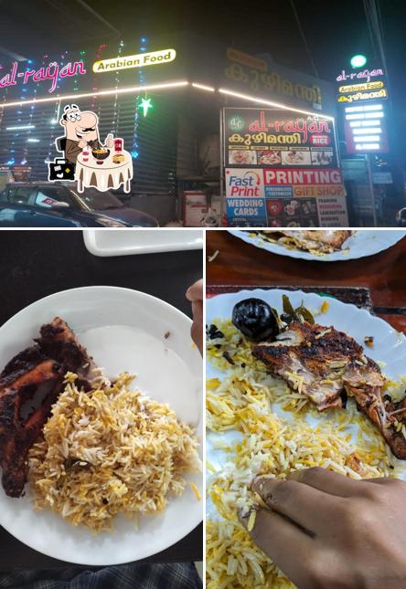 The image of food and exterior at Al Rayan Arabian Food