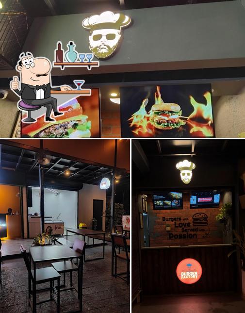 The interior of Aravind’s Burger Factory