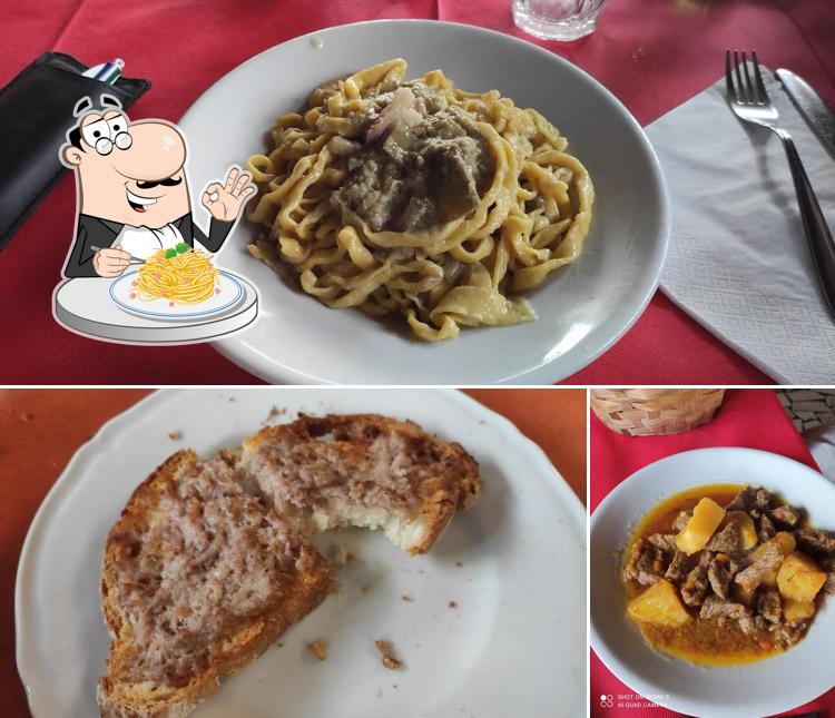 Spaghetti alla carbonara al Bar Trattoria Osteria Nuova