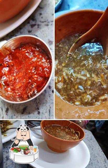 Hot and sour soup at Modern Lunch Home