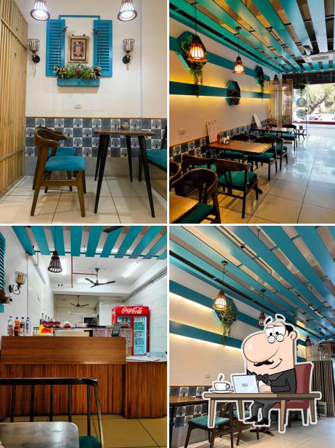 The interior of Sagar Sandwich