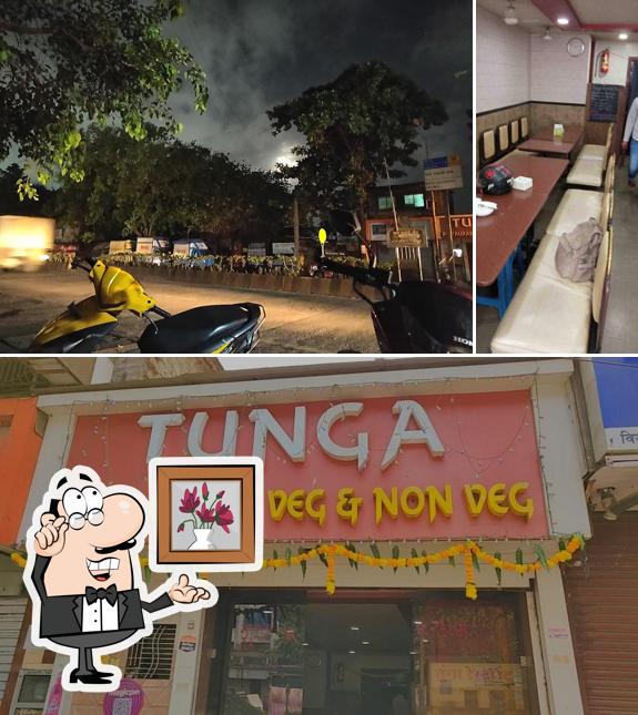 The interior of Tunga Restaurant
