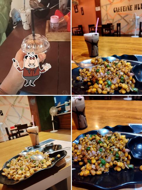 Food at Cafe Caffeine Hub