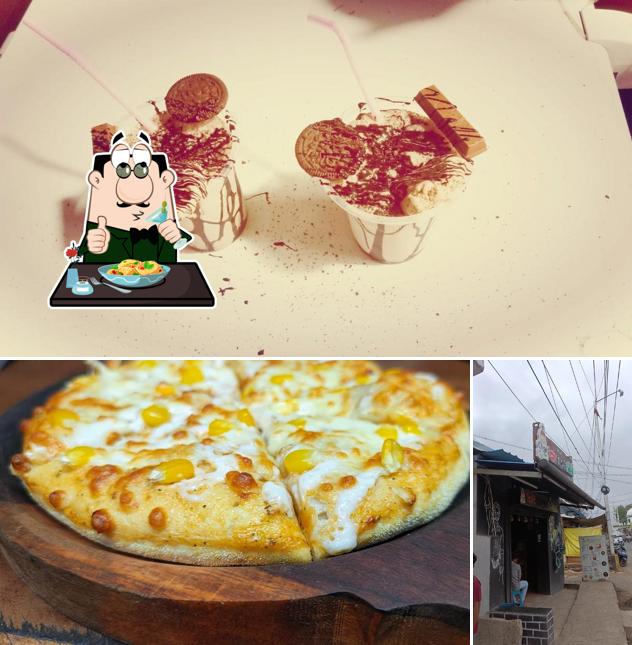 The image of food and exterior at Desi Chai Nukkad Cafe