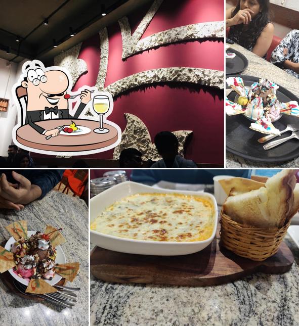 Food at Sampoorna Gelateria & Pizzeria