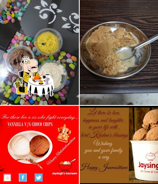 Food at Jaysingh's Icecream & Colddrinks