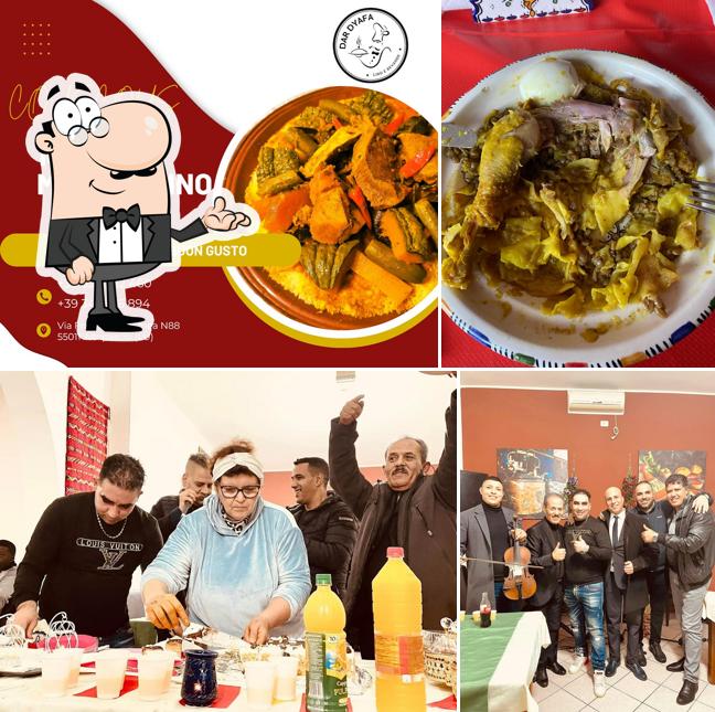 Tra le diverse cose da Ristorante - DAR DYAFA si possono trovare la interni e cibo