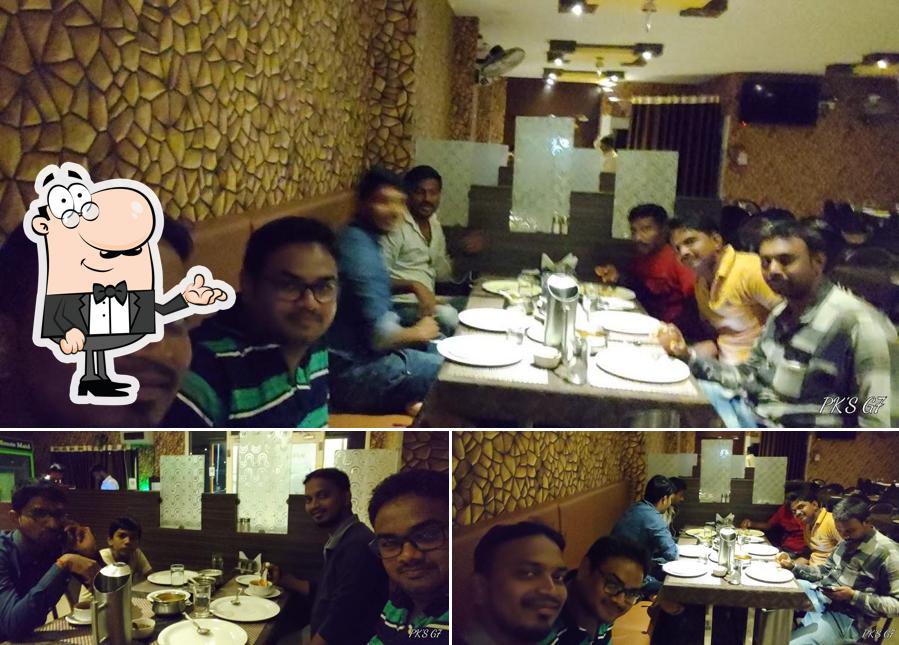 The interior of Suraksha's Biryani House