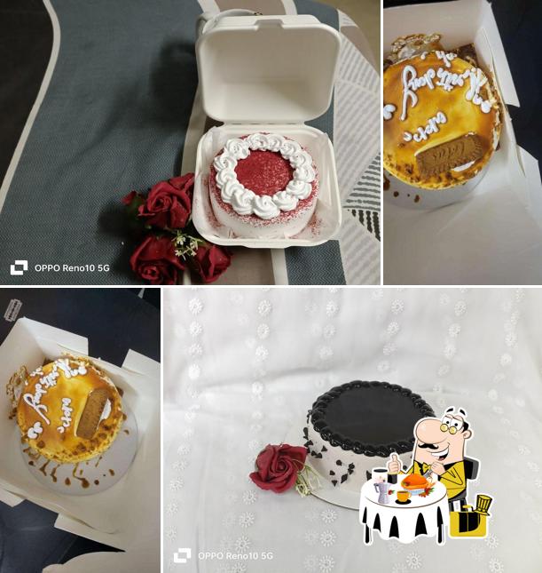 Food at Dreams Cake