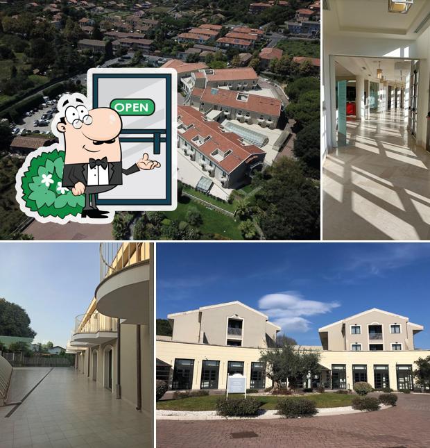 Goditi la vista dagli esterni di Grand Hotel Villa Itria