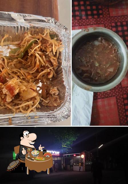 The restaurant's food and exterior