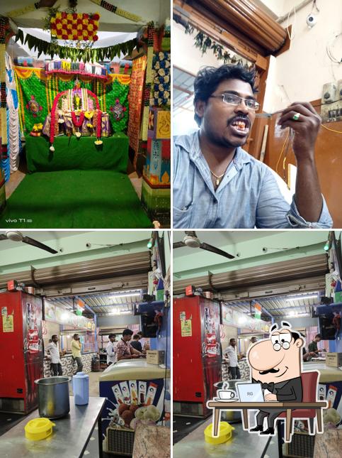 The interior of Vishnu Priya arya vaishya canteen