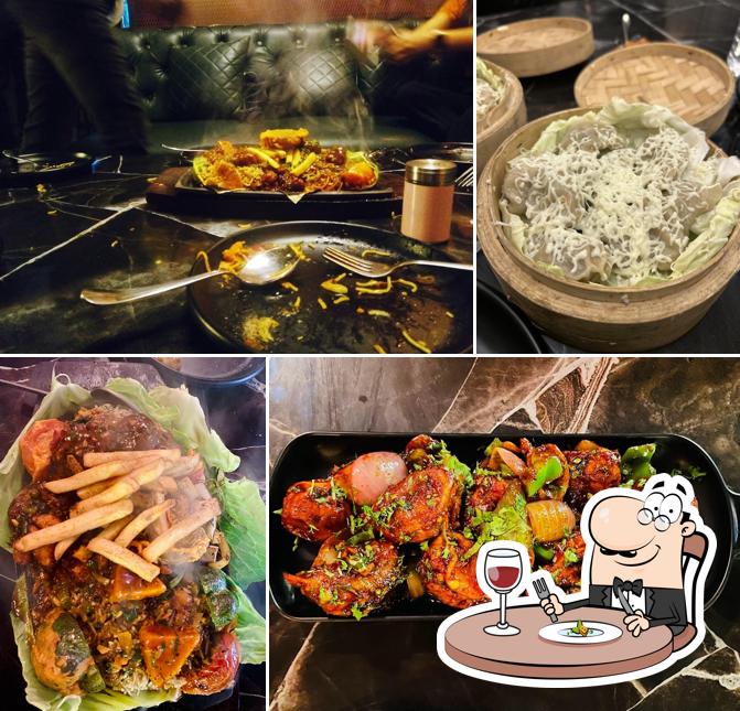 Food at Sizzlers lounge