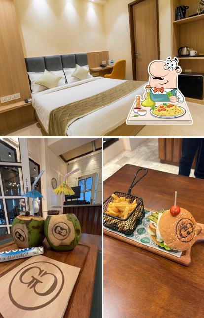 The picture of Green Garden Cafe & Hotel’s food and interior