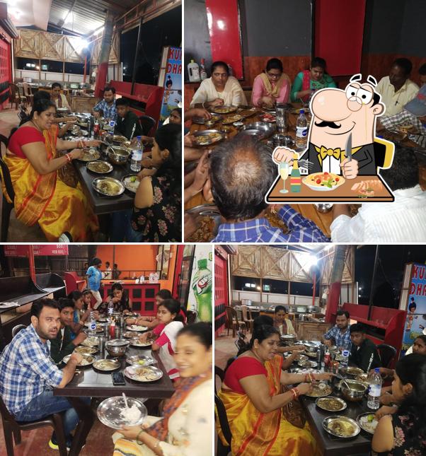 Food at Kukku da dhaba