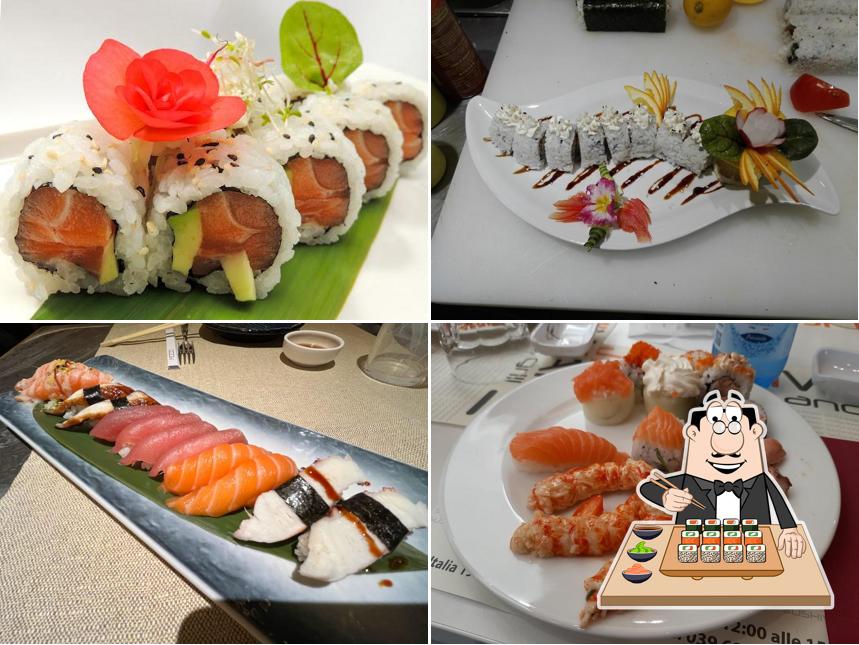 Prenditi le varie opzioni di sushi