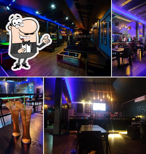 The interior of XL Restaurant