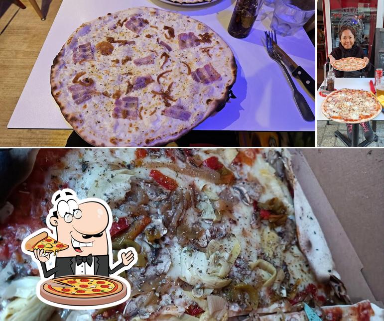 Commandez de nombreux types de pizzas