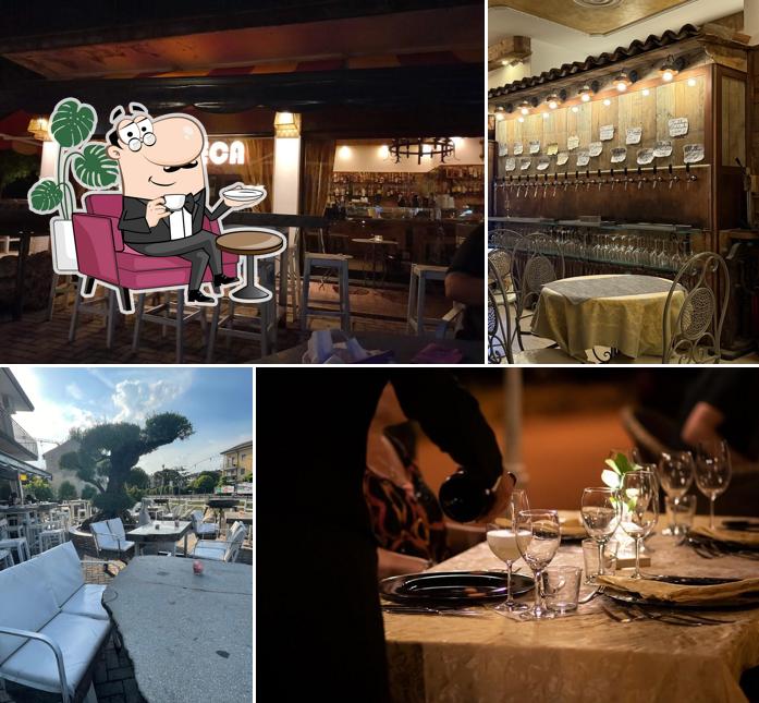 Gli interni di L'Oste di Vino Enoteca • Ristorante • Bistrot