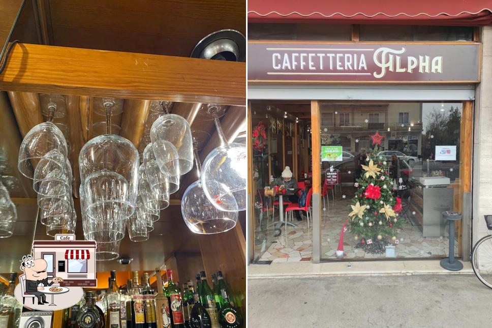 Gli esterni di Caffetteria Alpha