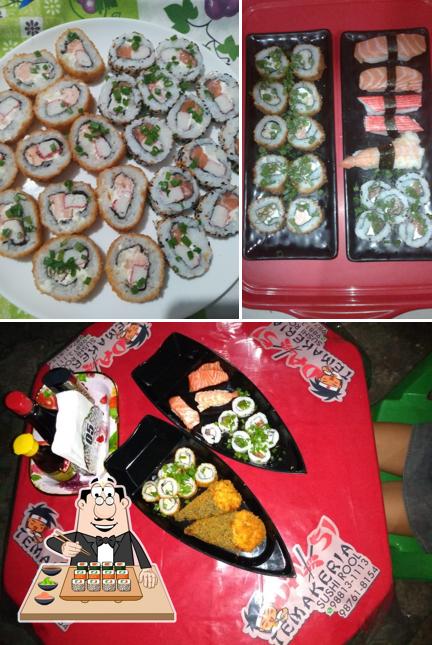 No DA & SI SUSHI, você pode provar sushi