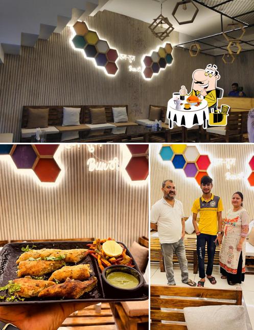 The restaurant's food and interior