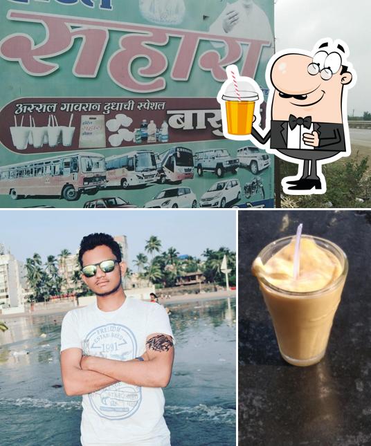 Enjoy a drink at Sahara Biriyani Hotel