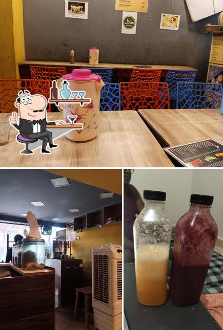 The interior of Tangy cafe & resto