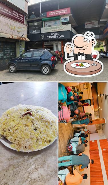 The restaurant's food and exterior