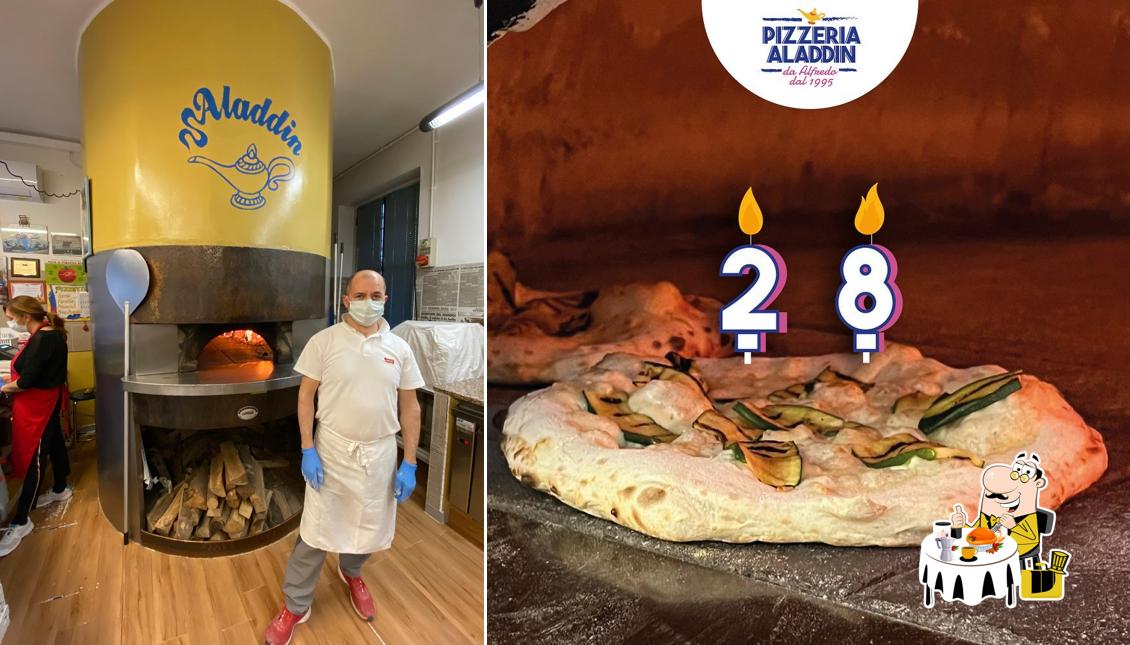 Cibo al Pizzeria Aladdin