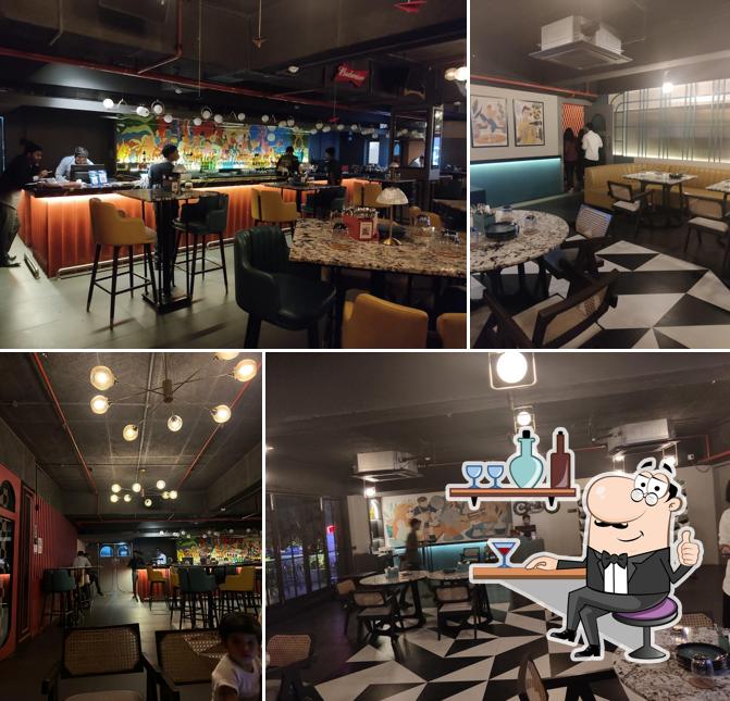 The interior of BellaVista Cafe & Skybar