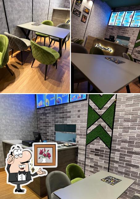 The interior of Burger Nik's