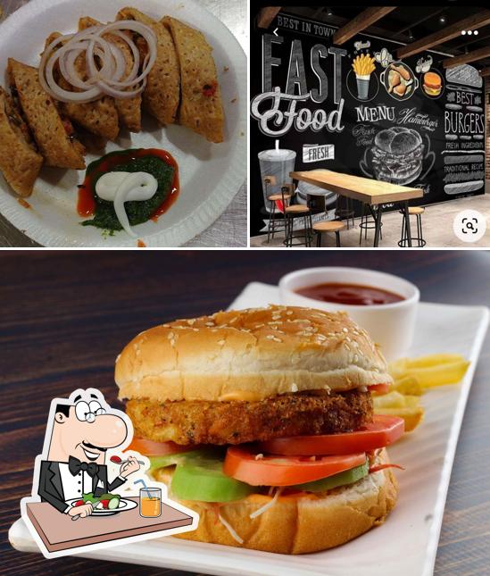 Among different things one can find food and interior at The Big Burger