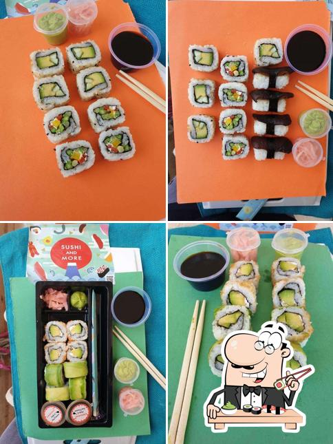 At Sushi And More, you can order sushi