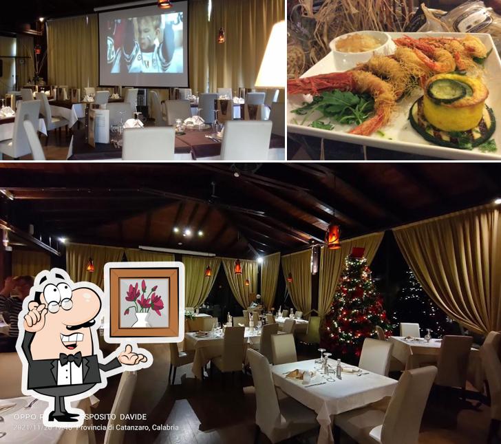 Tra le varie cose da Ristorante il Borghetto si possono trovare la interni e cibo