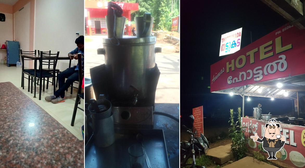 Enjoy a beverage at Ammas Tea Shop