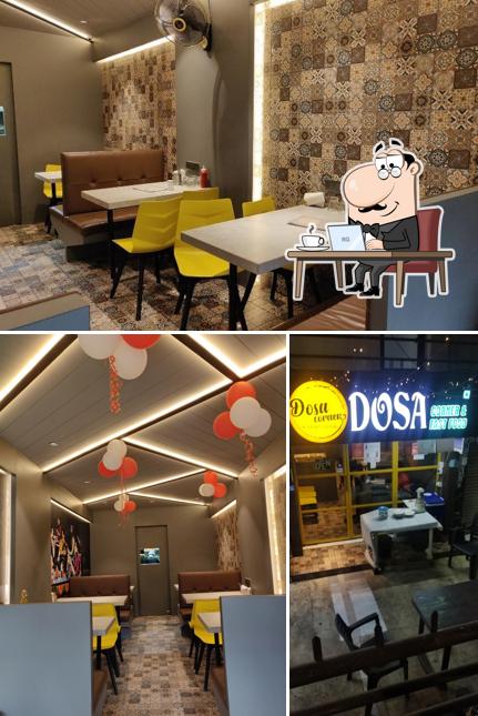 The interior of Dosa Corner & Fast Food