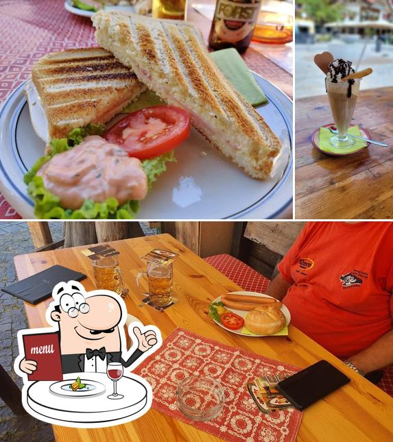 Platti al Imbiss Obst Gemuse Eis Getranke Grill