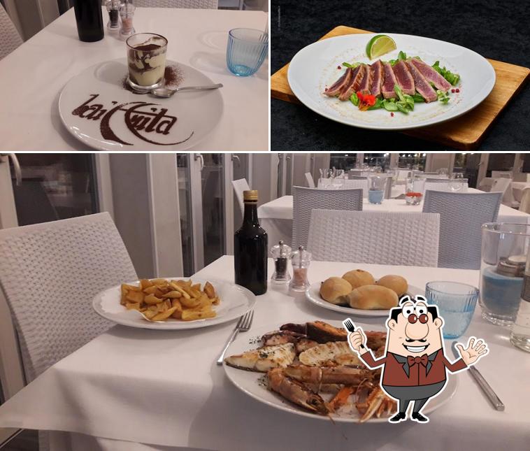 Cibo al La Baracchetta Noli