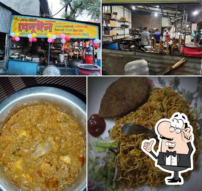 The picture of interior and food at Beduin