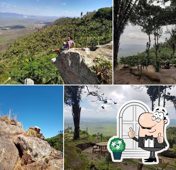 Veja a área externa do Lapa Ecoturismo