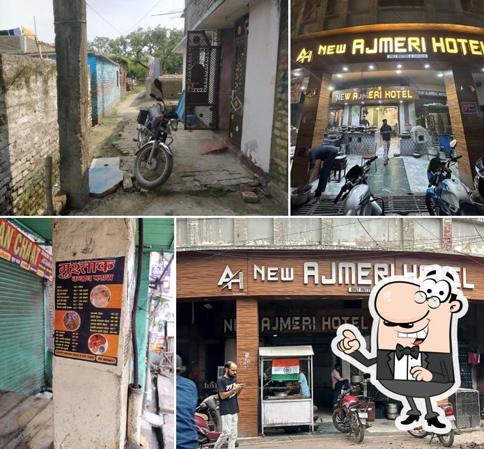 Enjoy the view at the outside area of New Ajmeri Hotel