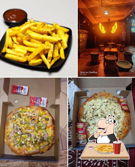 French fries at Chai Sutta Bar, Port Blair