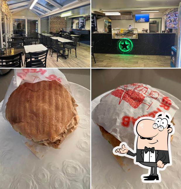 La immagine della interni e cibo di Döner Kebab Pfäffikon Imbiss