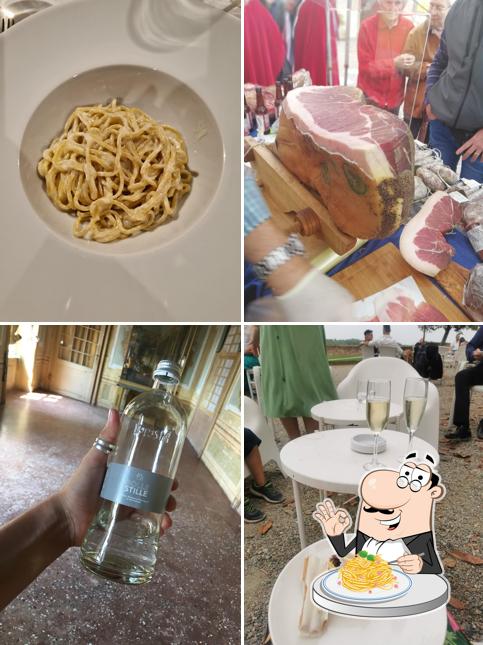 Spaghetti alla carbonara al Foresteria Del Castello