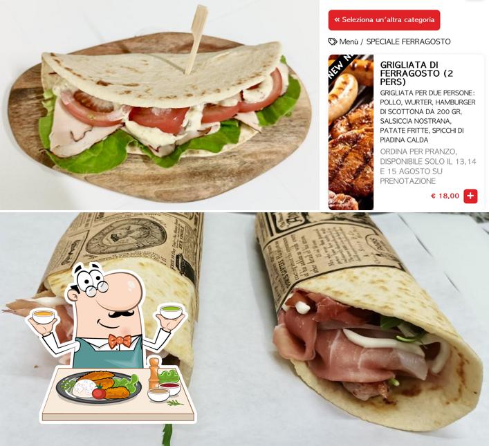Cibo al Piadineria Piadista